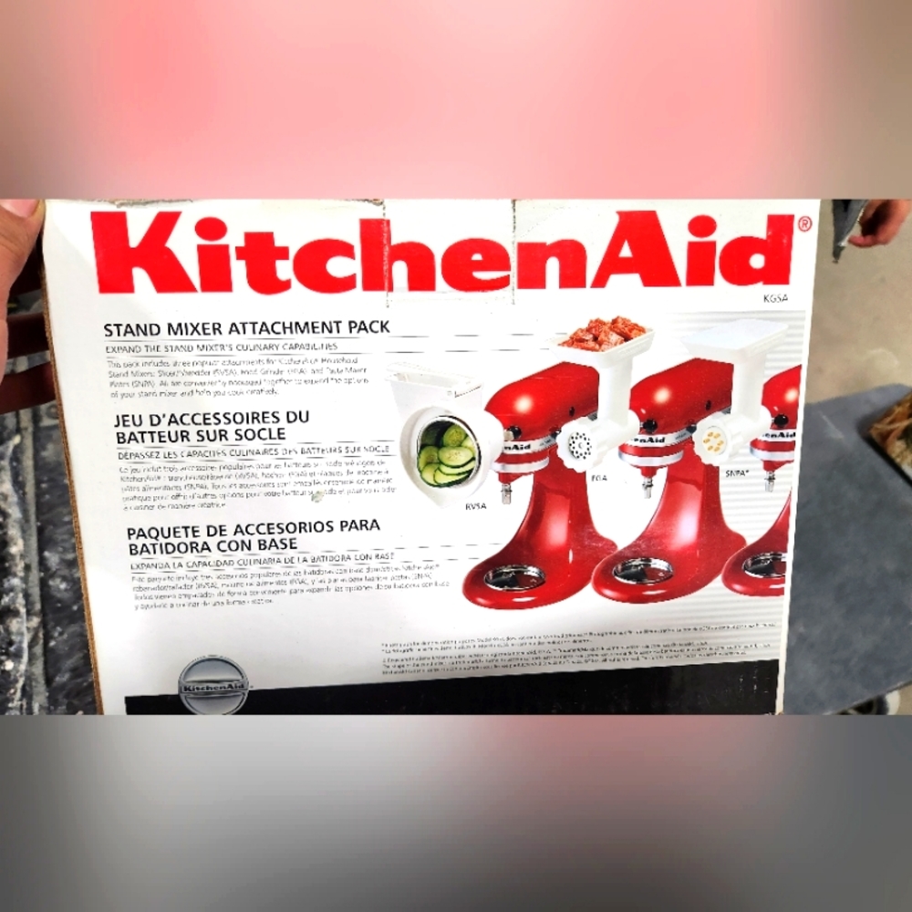 COPY - Brand New in Box. KitchenAid Stand Mixer Attachment 3 Pack.
